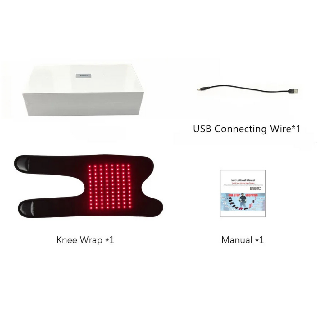 Wamisa Red Light Therapy Knee Belt — 660nm/850nm Pain Relief
