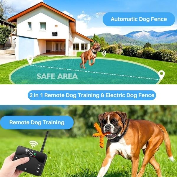 PawGuard Boundary Pro 2-in-1 Wireless Dog Containment System — Fence And Training Collar