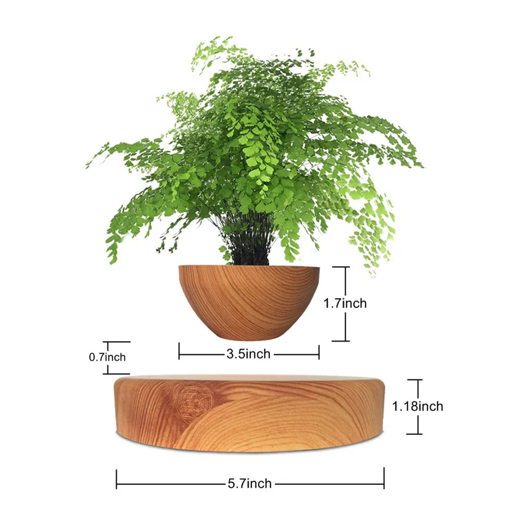 Η γλάστρα LeviPlantPot — Αιωρούμενη γλάστρα με μαγνητική αιώρηση