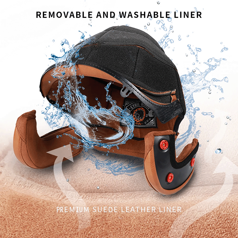 JetLite Retro Open Face Helmet — Featherlight Comfort, DOT and ECE Approved