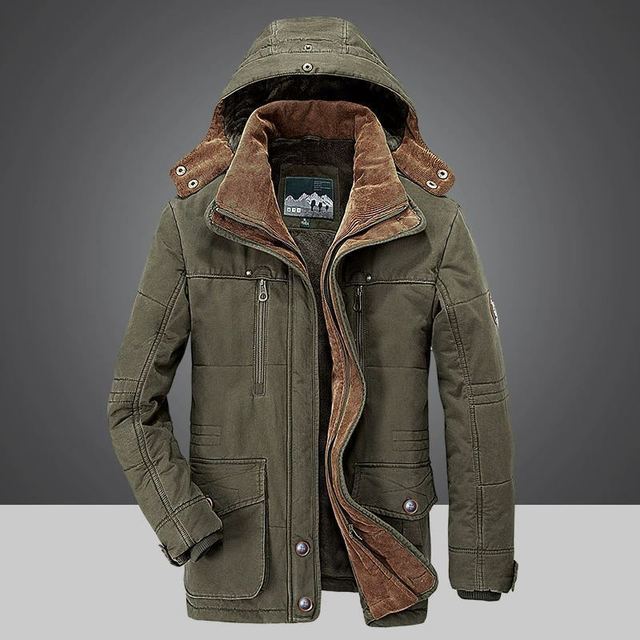 ArdentVale Men’s Winter Parka — Soft Interior Lining, Plush Warmth Design
