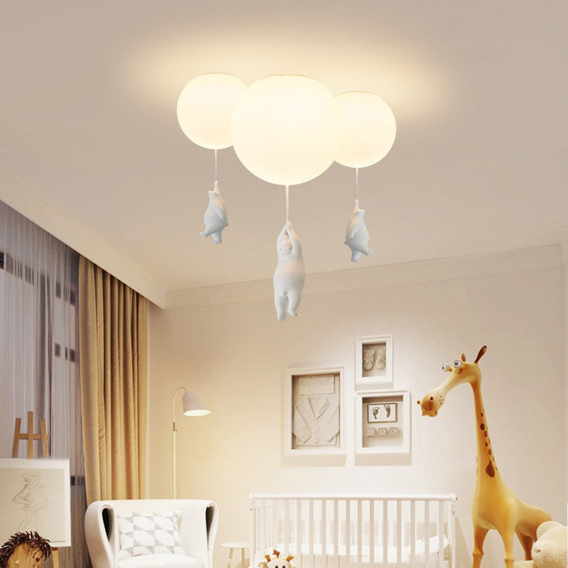 Lampa wisząca Fateh Bear Balloon — zabawna lampa wisząca
