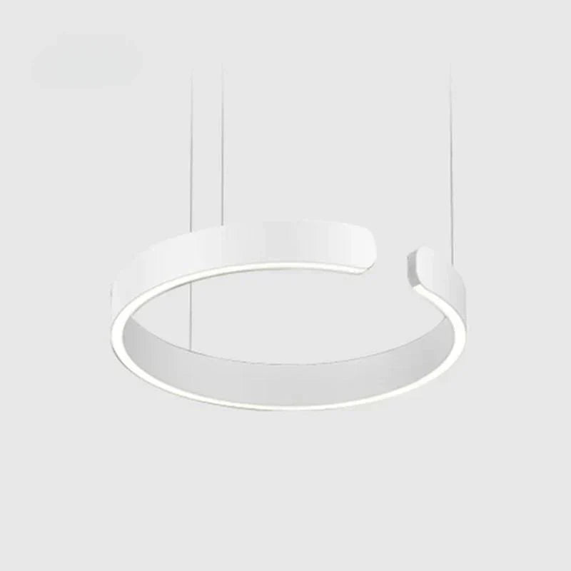 ModernLuxe moderne runde LED-Pendelleuchte – warmes Licht