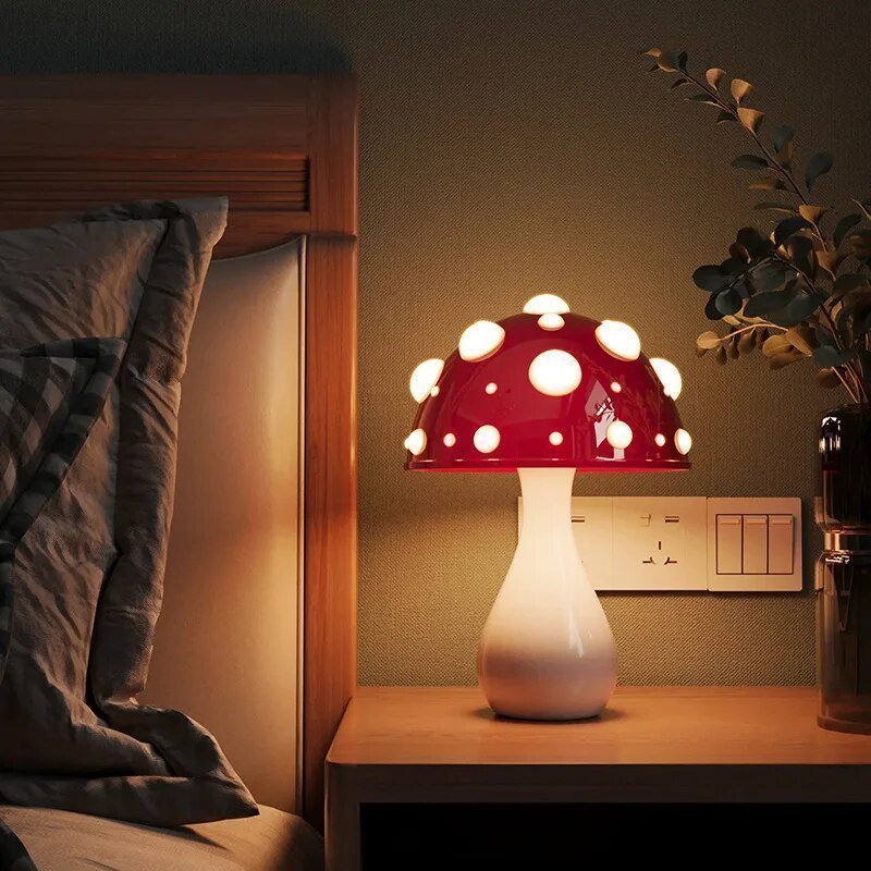 LumaNest Modern Table Lamp For Nightstands And Desks Decorative Accent Light