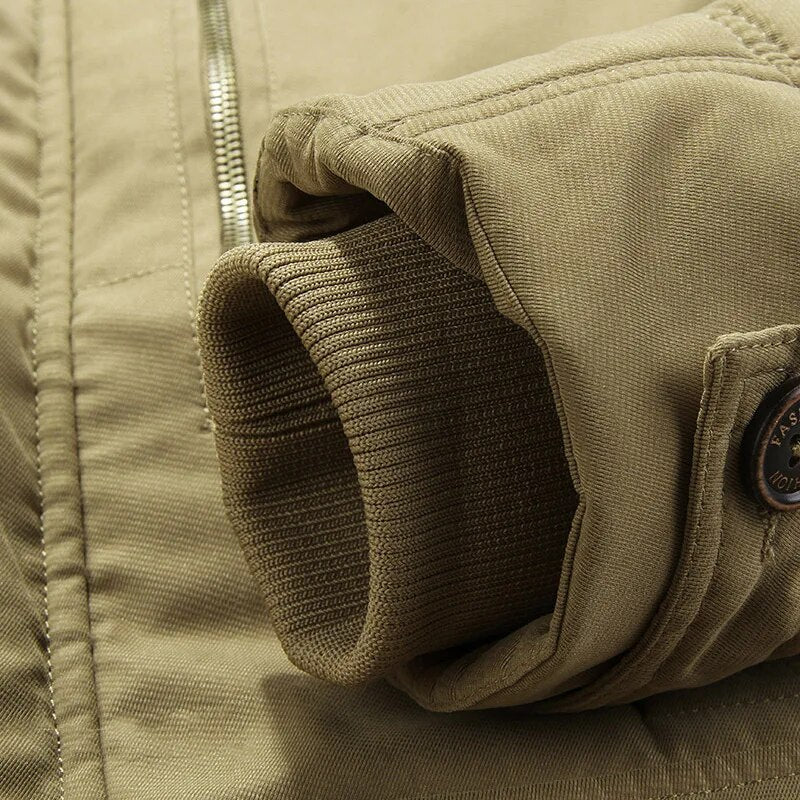 ArdentVale Men’s Winter Parka — Soft Interior Lining, Plush Warmth Design
