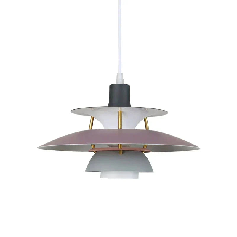 Morandi modern LED-hänglampa — färgglad skärm