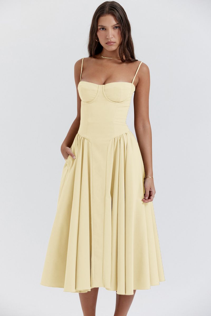 Ashleya korset-sommerkjole — alsidig elegant stil
