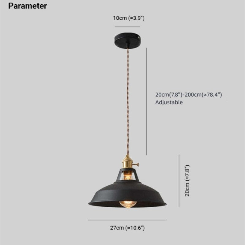 Kovová závěsná lampa Spectrum - výrazný design Morandi