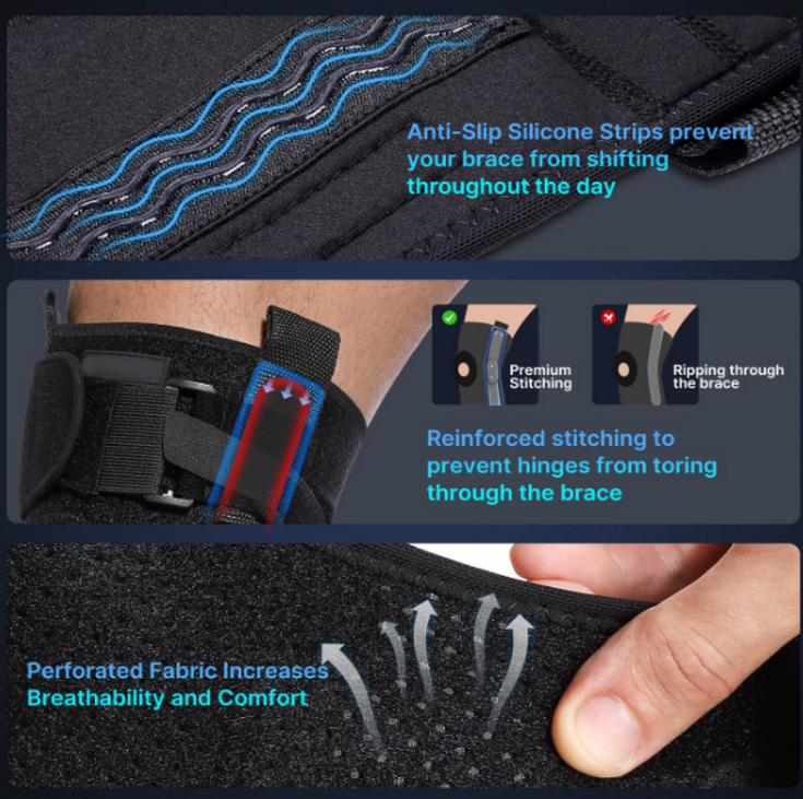 Adjustable Hinged Knee Brace For Meniscus Tear | Filindra