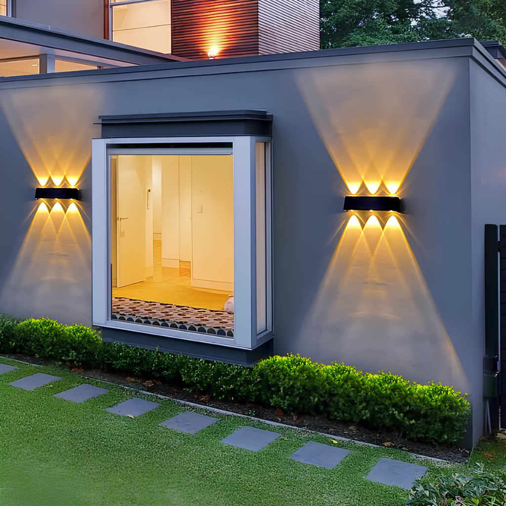 Applique murale solaire LED étanche SolarGuard — lampe d’extérieur