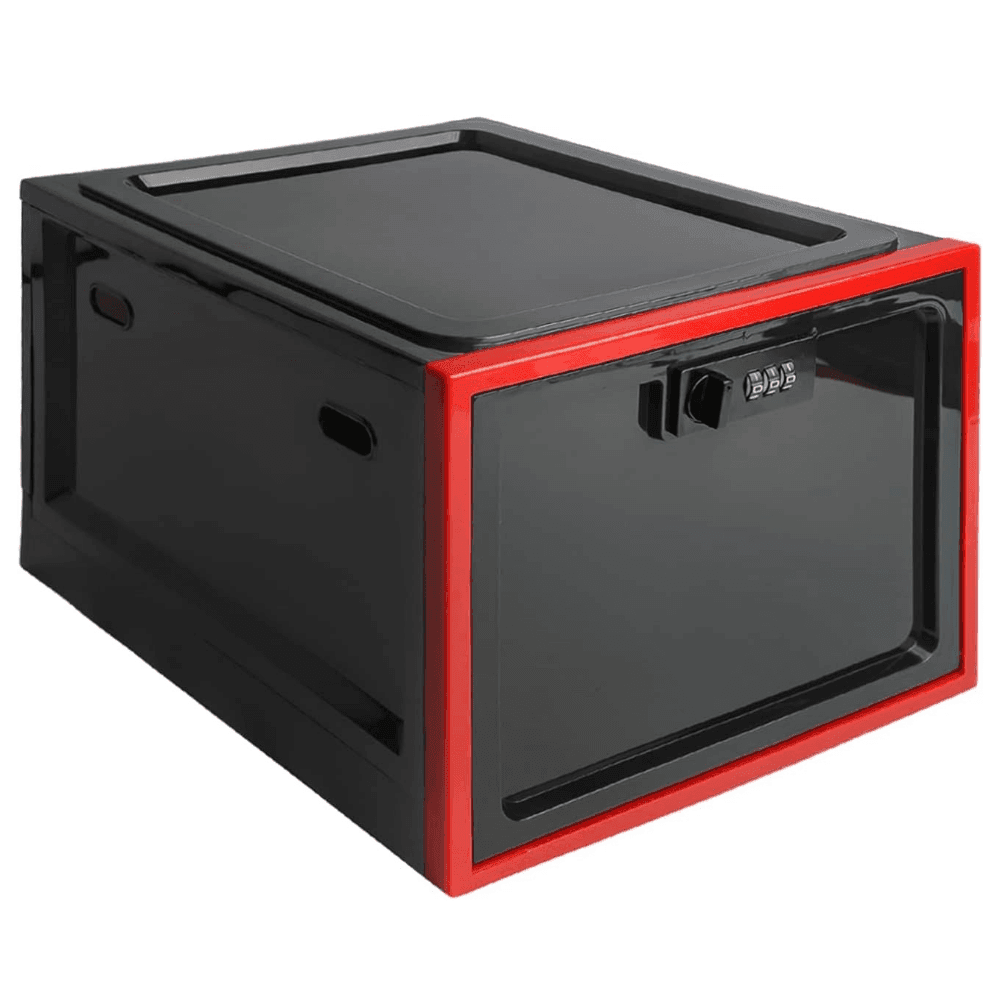 Bac de rangement verrouillable pour réfrigérateur, ultra-résistant, pour organiser les aliments