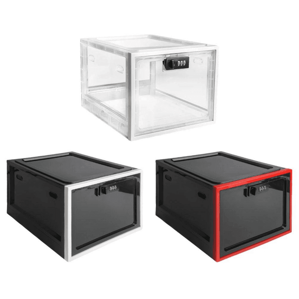 Bac de rangement verrouillable pour réfrigérateur, ultra-résistant, pour organiser les aliments