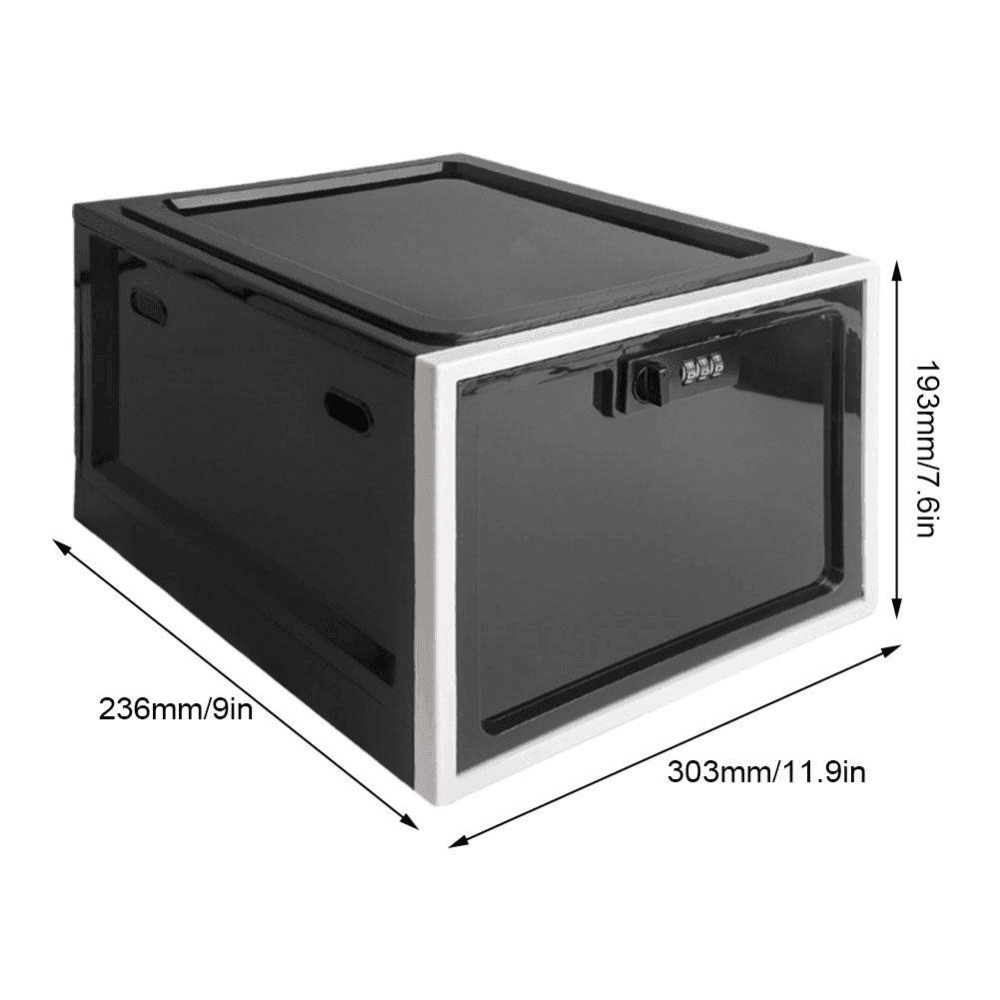 Bac de rangement verrouillable pour réfrigérateur, ultra-résistant, pour organiser les aliments