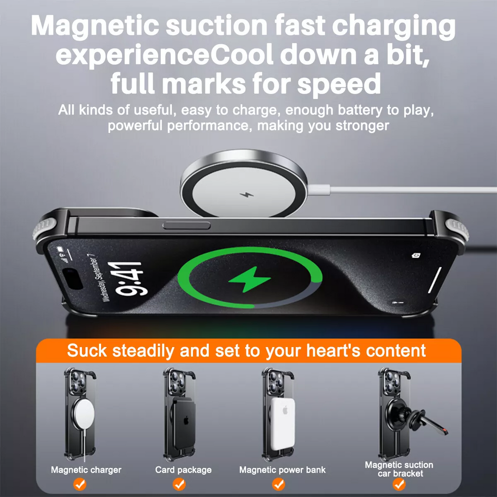 Titanium-MagSafe-iPhone-Schutzhülle - Robustes randloses Design