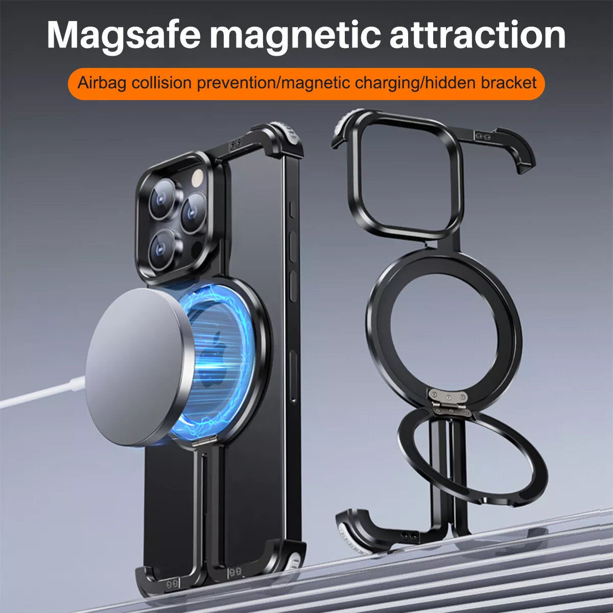 Titanium-MagSafe-iPhone-Schutzhülle - Robustes randloses Design