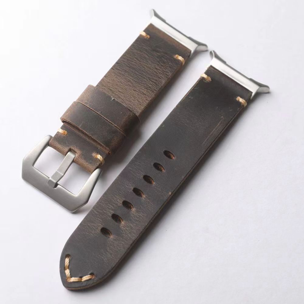 Vintage Leather Watch Band for Samsung Watch Ultra