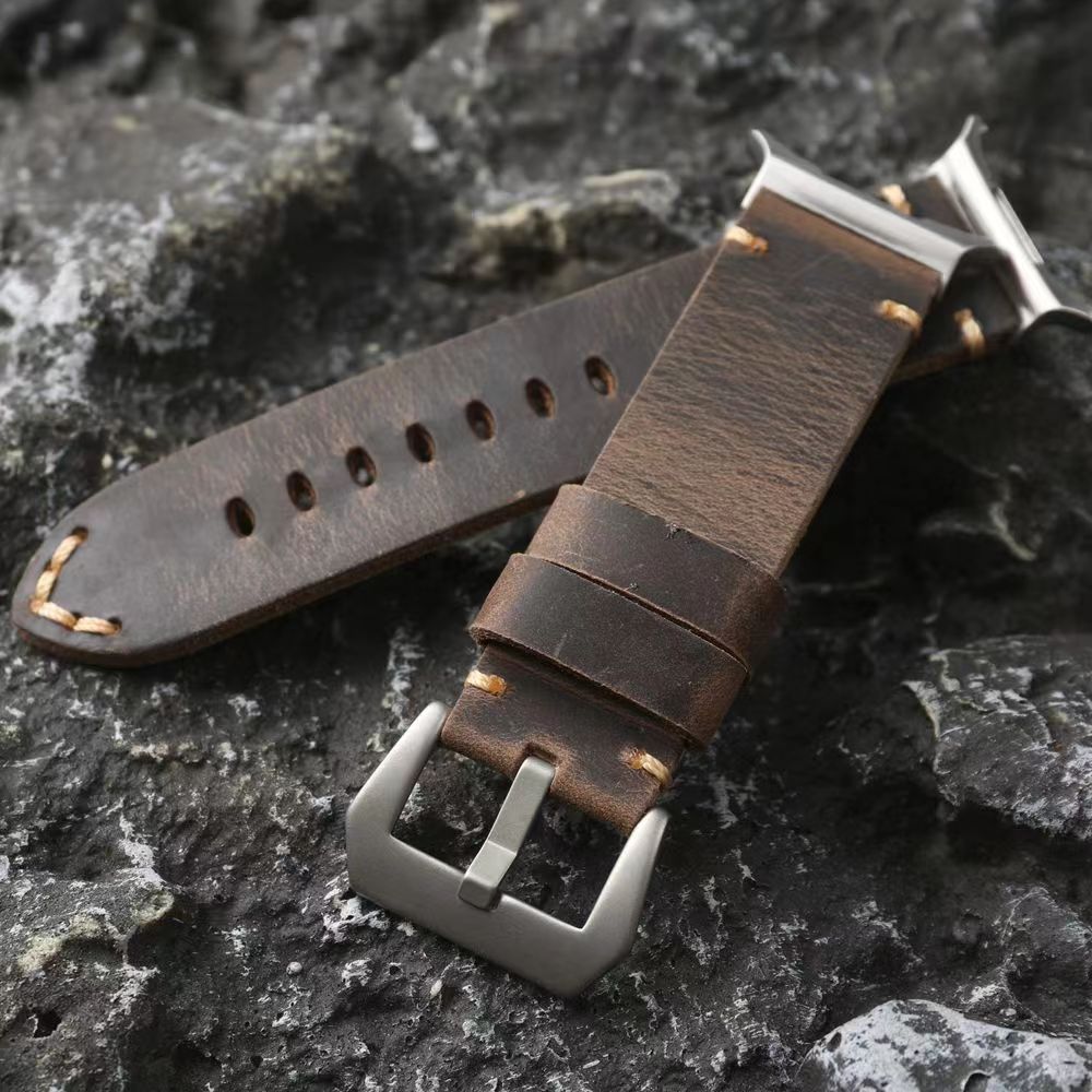 Vintage-Lederarmband für die Samsung Watch Ultra