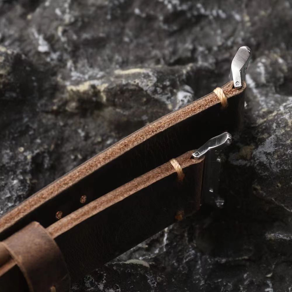 Vintage-Lederarmband für die Samsung Watch Ultra