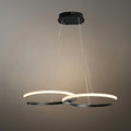 Moderne dimbare hanglamp – Metaal & silica gel ring eetkamer - Flindria