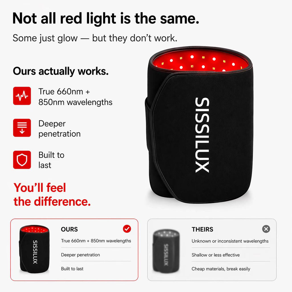 Red and Near Infrared Light Therapy Pad — 250 LEDs, 30W, Plug-In