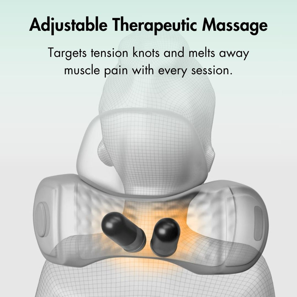 Cervical Traction Neck Massager — Dual Heat and Vibration Therapy