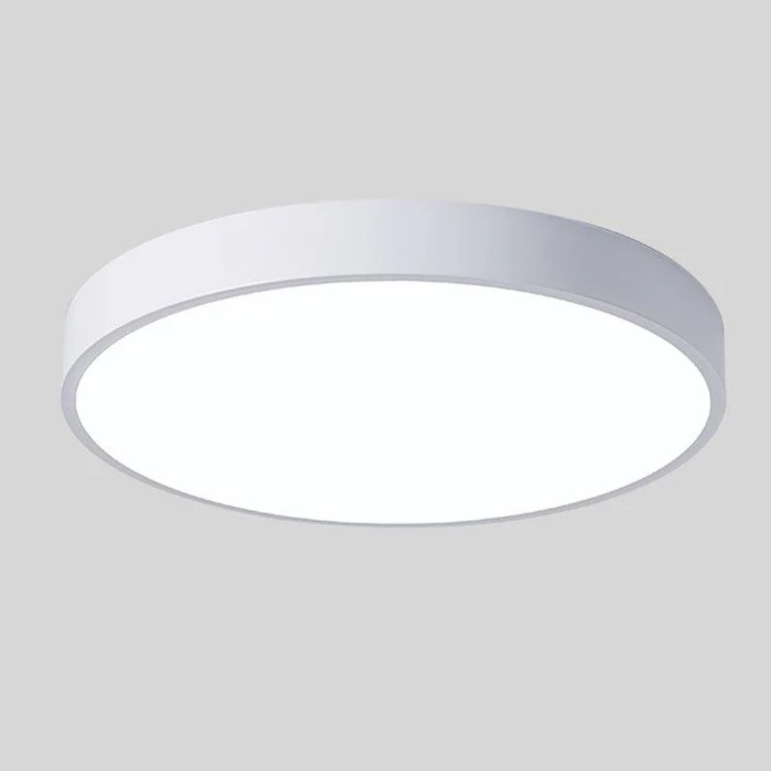 Wood Ceiling Light — Scandinavian Style, Warm LED Glow