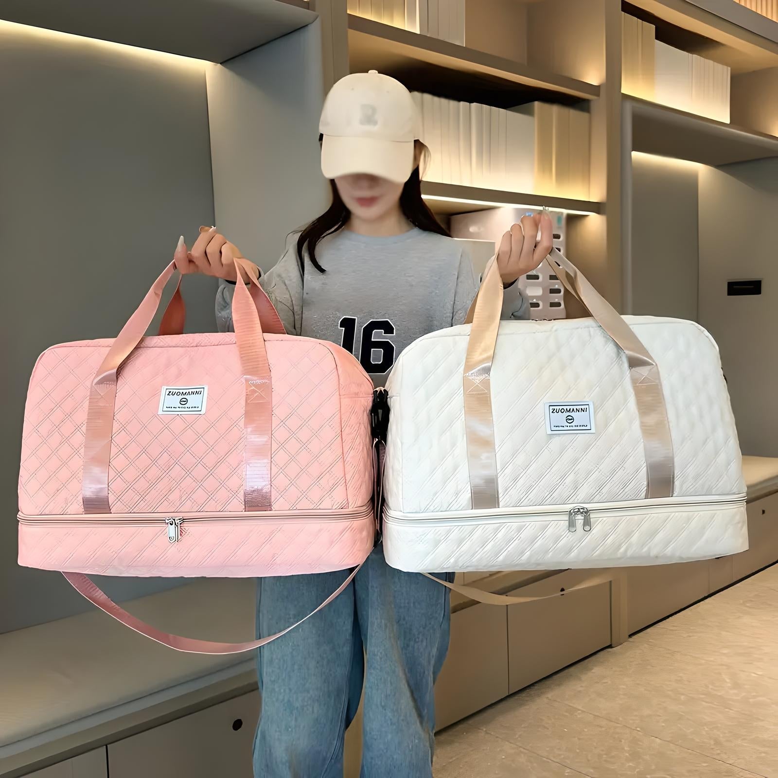Voyager Weekender Reisetasche — Wasserdichte Außentaschen