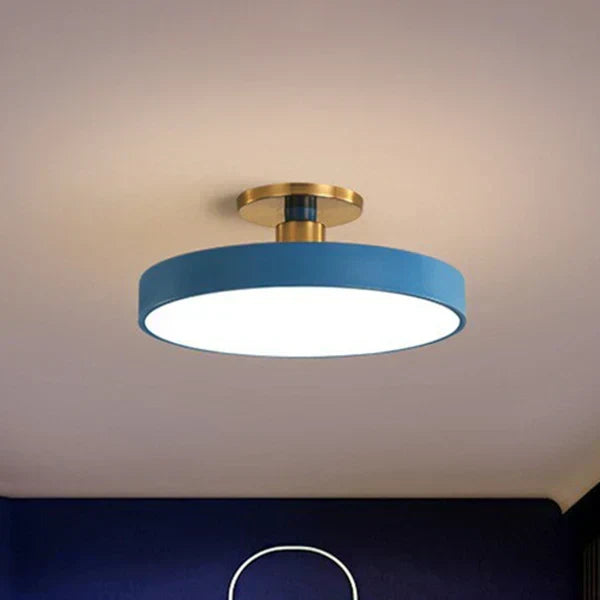 Round LED Ceiling Light — Acrylic Diffuser, Semi-Open Coil, 30 40 50 60cm