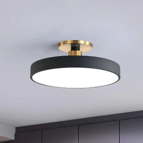 Round LED Ceiling Light — Acrylic Diffuser, Semi-Open Coil, 30 40 50 60cm