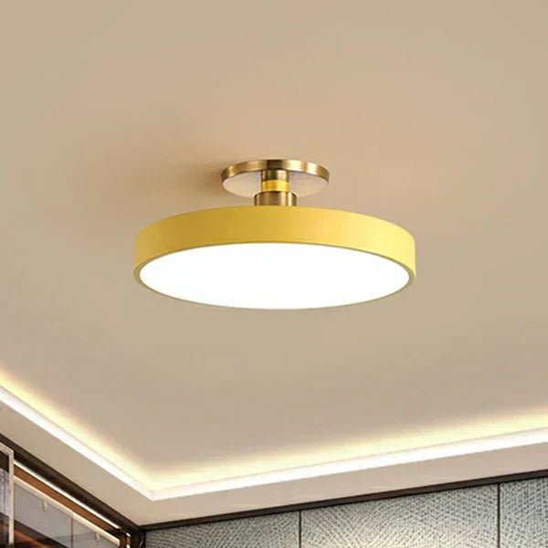 Round LED Ceiling Light — Acrylic Diffuser, Semi-Open Coil, 30 40 50 60cm