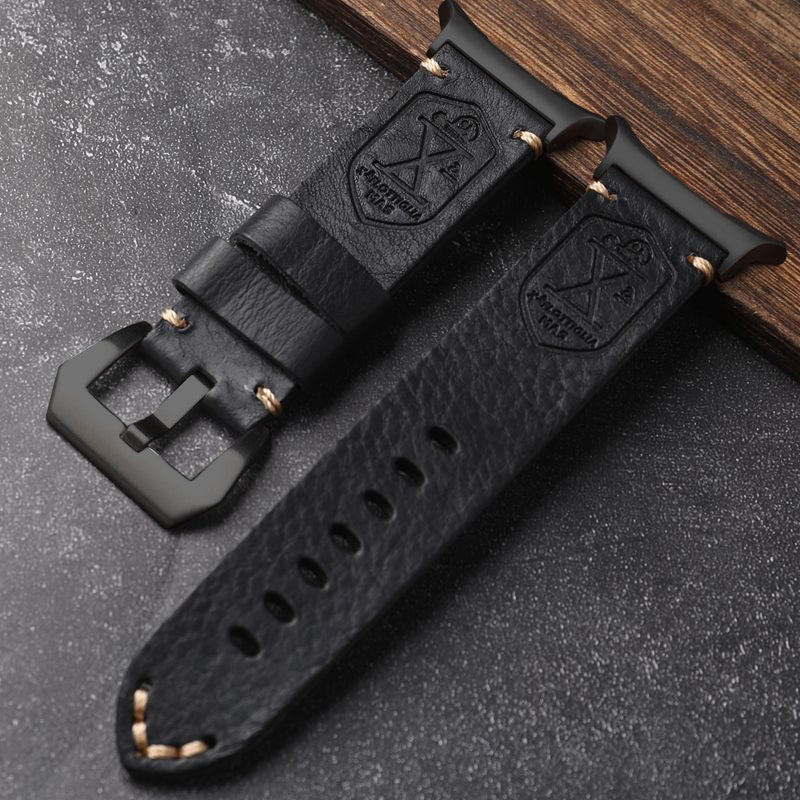 Vintage Leather Watch Band for Samsung Watch Ultra