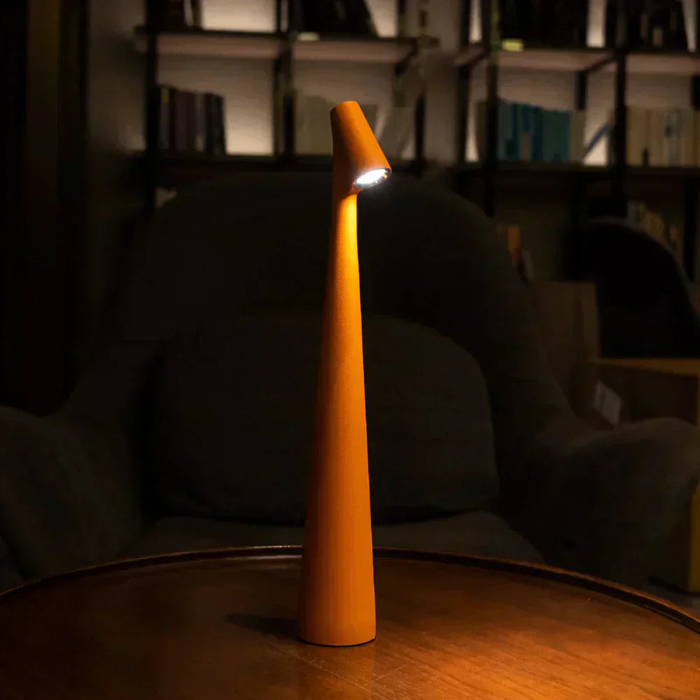 LumaNord Cordless LED Table Lamp — Touch-Controlled Brightness, Soft Ambient Light