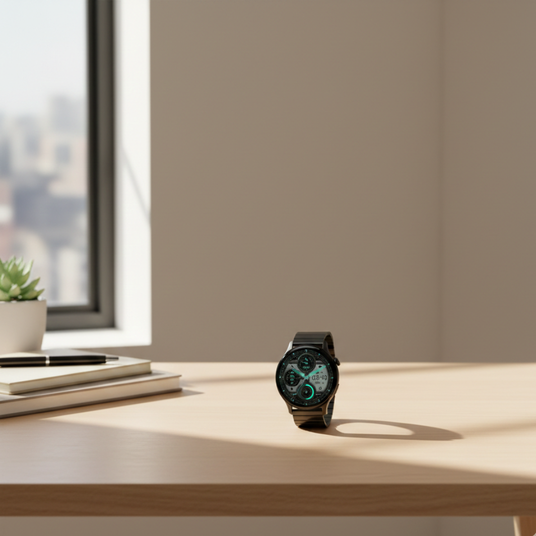 Wodoodporny damski smartwatch AMOLED — funkcja rozmów przez Bluetooth