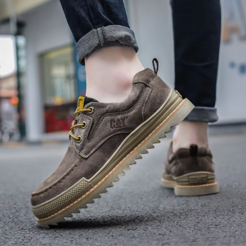 Leder-Schnürsneaker CAT® UrbanEdge — zeitloser Komfort