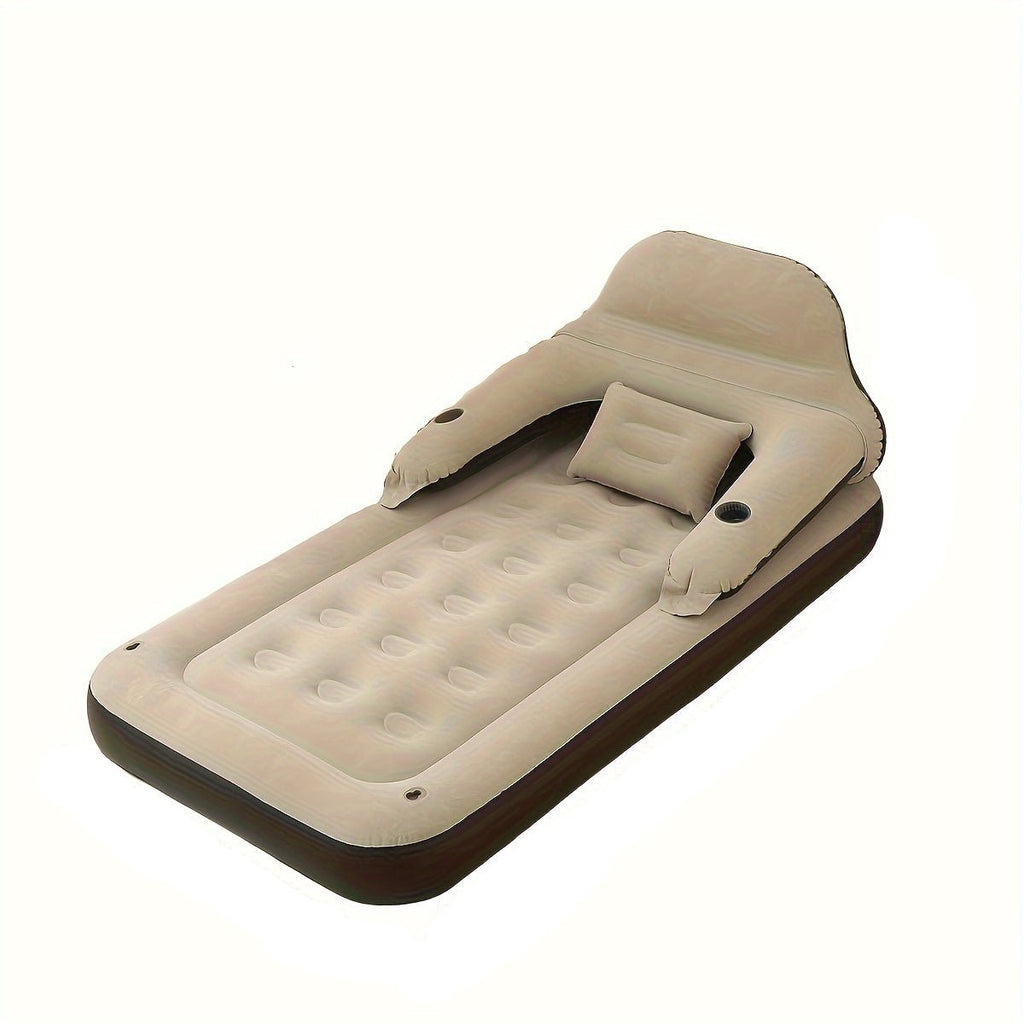 Materasso gonfiabile ComfortAir — pompa integrata e schienale