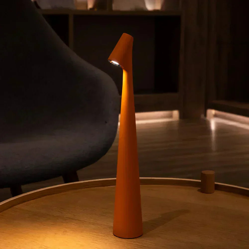 LumaNord Cordless LED Table Lamp — Touch-Controlled Brightness, Soft Ambient Light