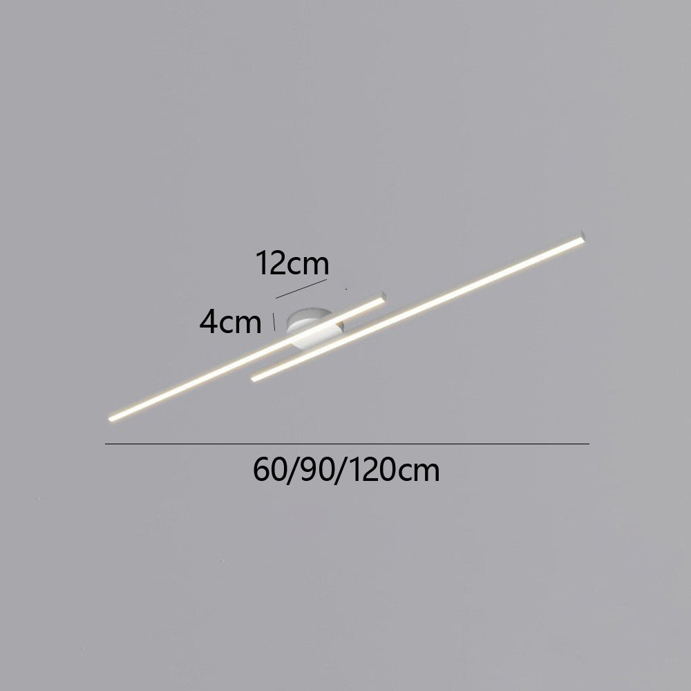 LumenVale Minimalistyczna aluminiowa lampa sufitowa LED — montaż półprzylegający, średnica 60 cm