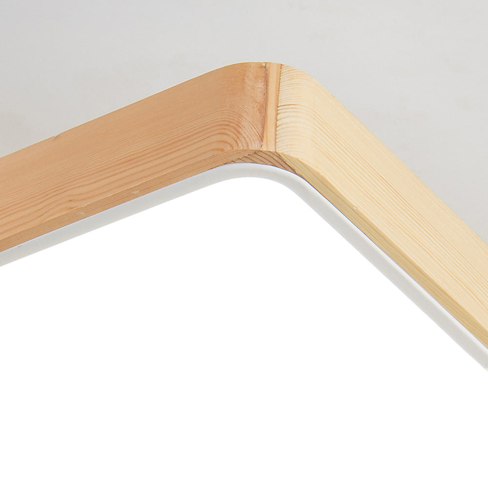 Moderne Holzdeckenventilatoren mit energiesparender LED-Beleuchtung