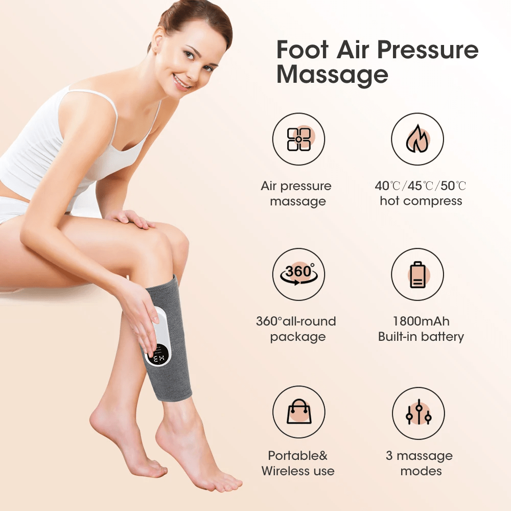 Masseur pour les jambes et les mollets - soutien de la circulation, soulagement de la douleur