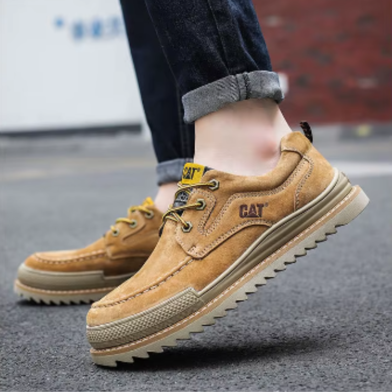 Leder-Schnürsneaker CAT® UrbanEdge — zeitloser Komfort