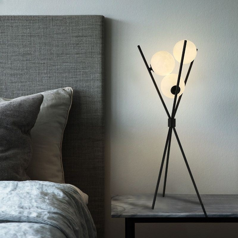 NyraMoon Dual Moon Floor And Table Lamp For Living Rooms