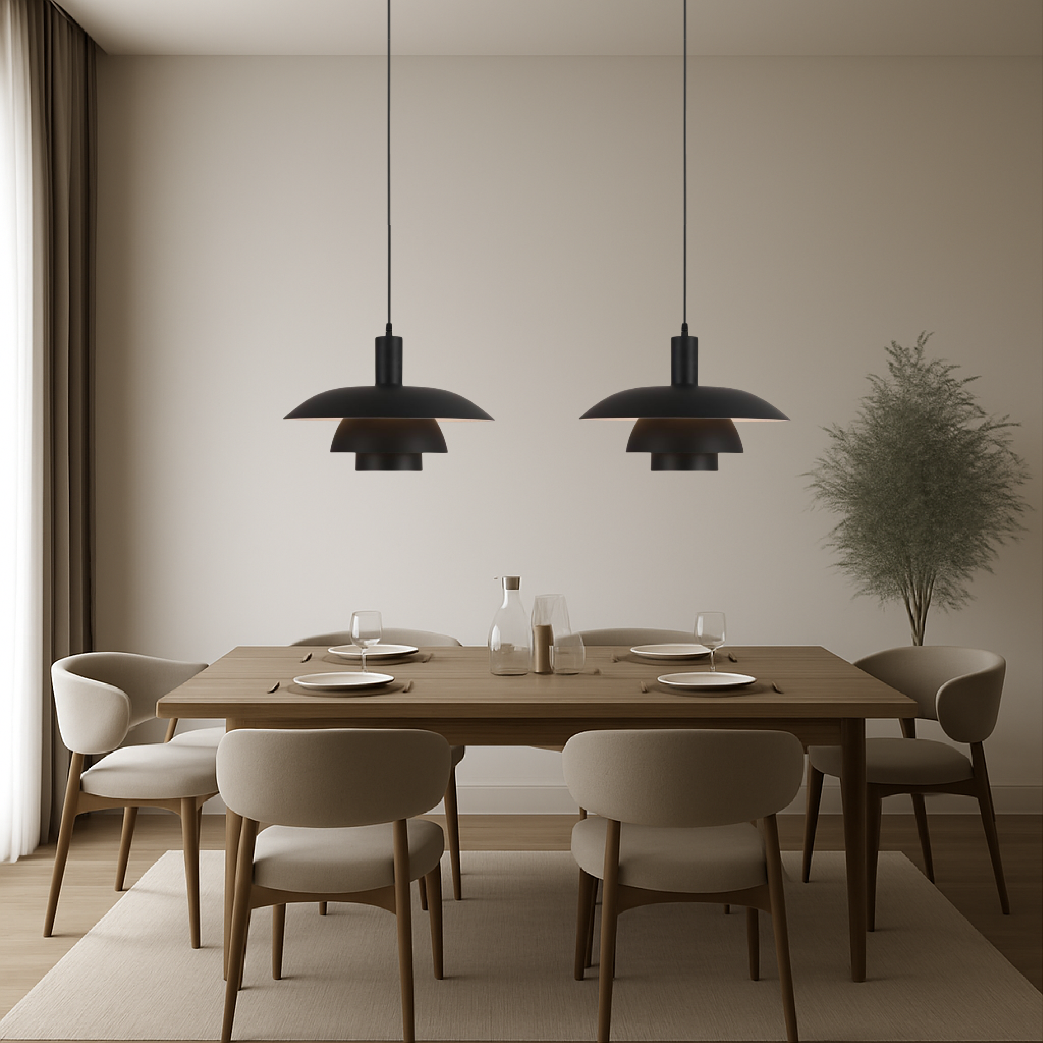 Nordis Scandinavian Pendant Light For Dining And Living Areas