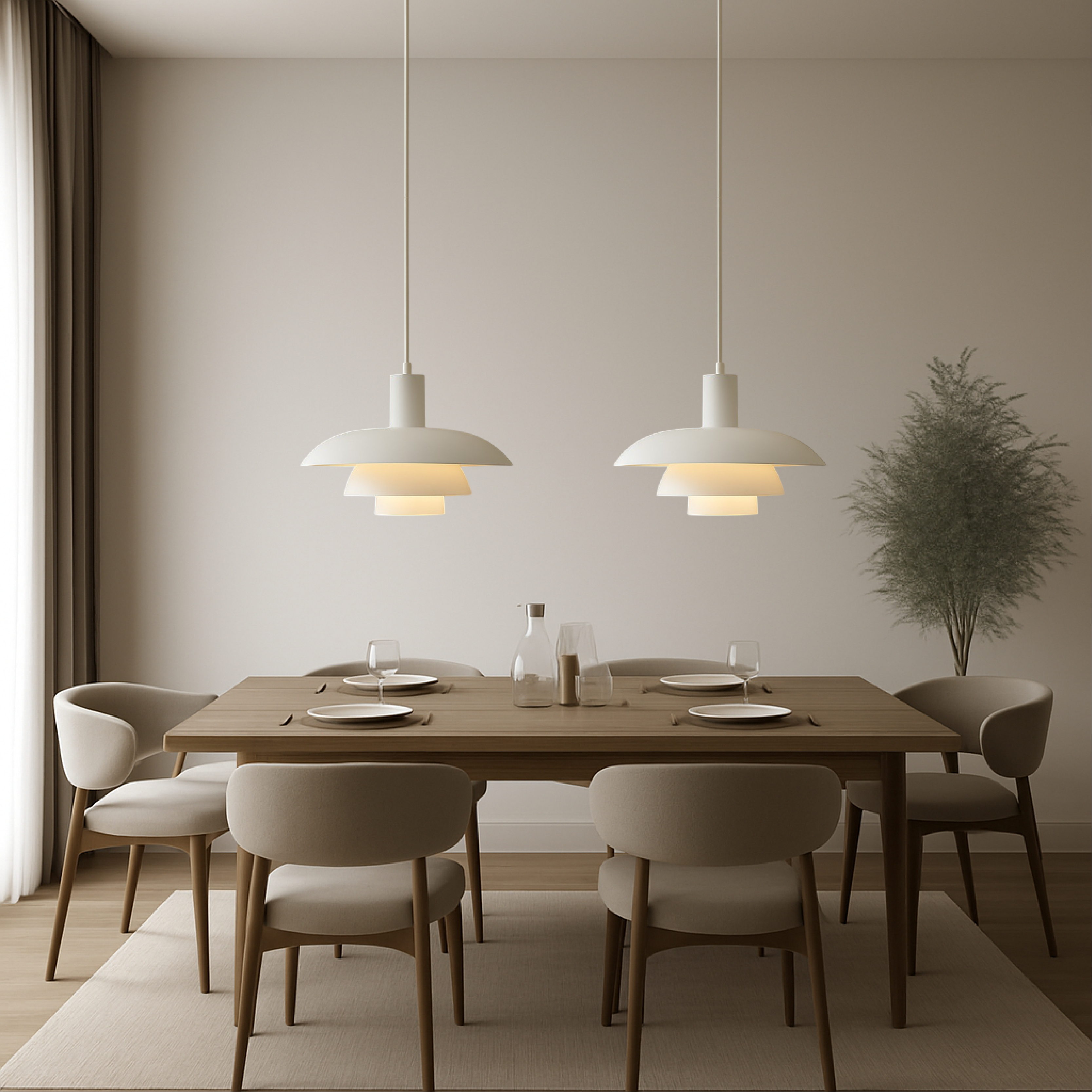 Nordis Scandinavian Pendant Light For Dining And Living Areas