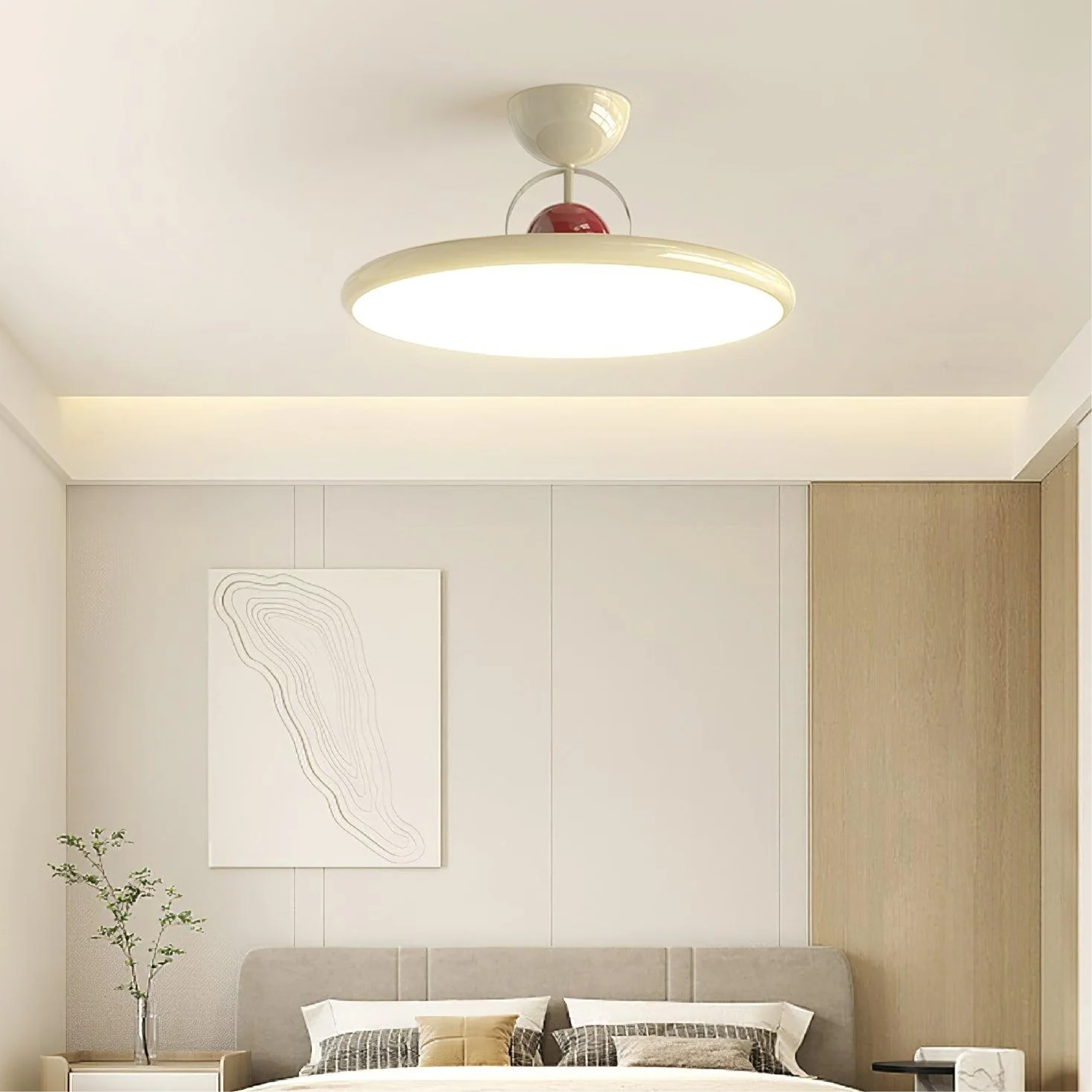 LustraNova Acrylic Ceiling Fixture For Living Rooms And Hallways