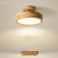 LED-taklampa från QuinnGlow - modern design i trä och akryl