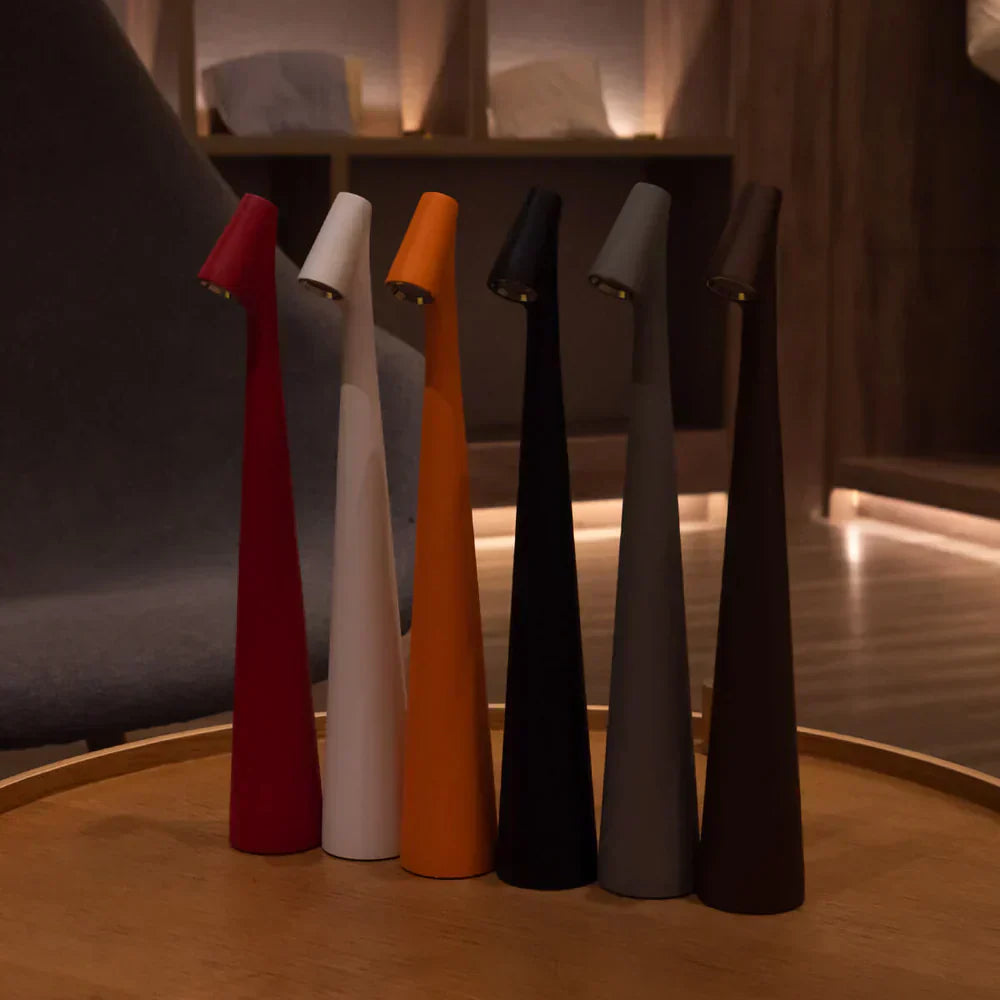 LumaNord Cordless LED Table Lamp — Touch-Controlled Brightness, Soft Ambient Light