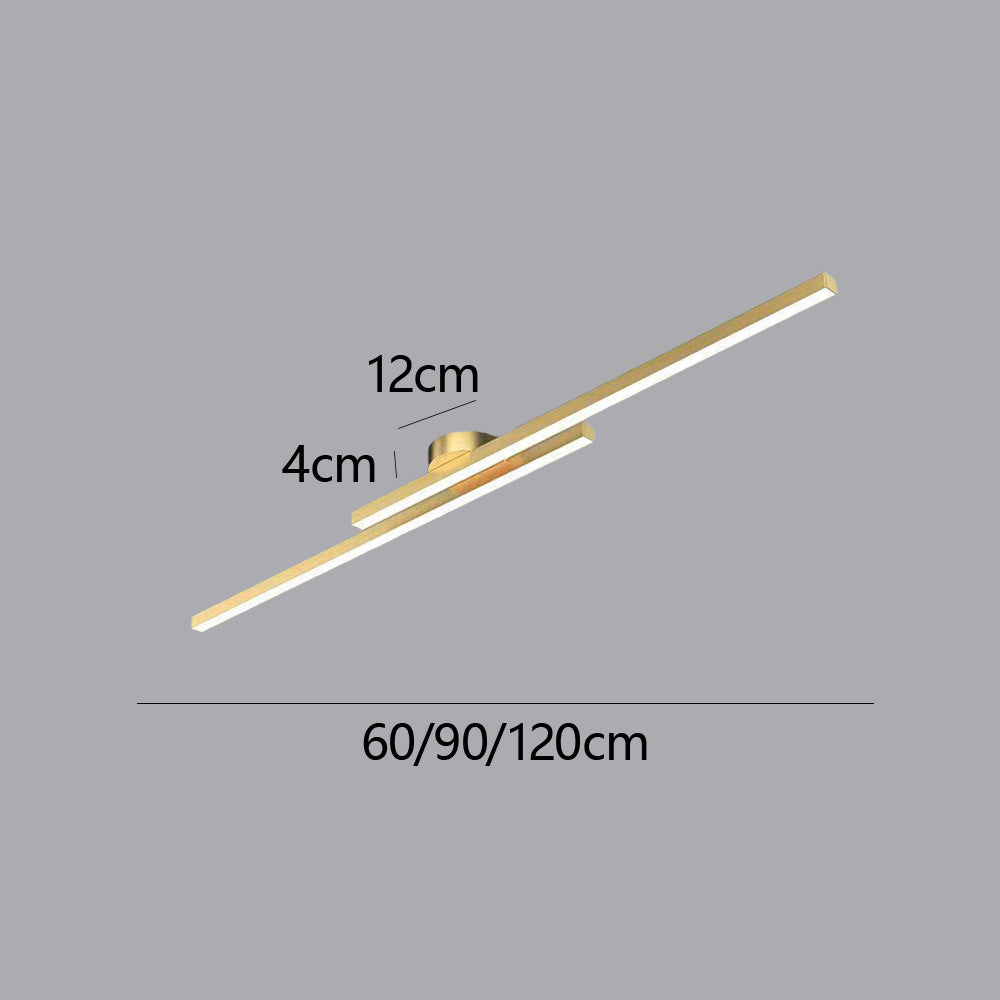 LumenVale Minimalistyczna aluminiowa lampa sufitowa LED — montaż półprzylegający, średnica 60 cm