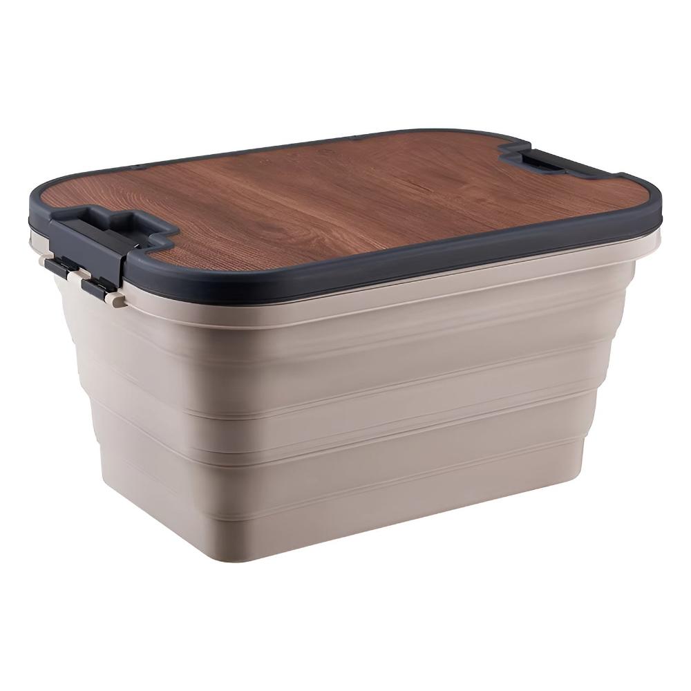 Cutie pliabilă de depozitare pentru camping - recipient pliabil pentru echipament de exterior