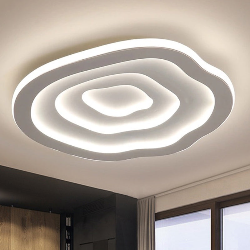 AureliaWave golvende plafondlamp van acryl — warmwitte ledlampen