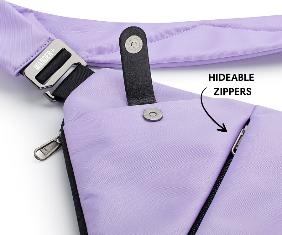 Anti-Theft Travel Bag — Concealed Zipper Design & Secure Front Pockets